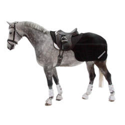 Couvre-reins long en tissu polaire